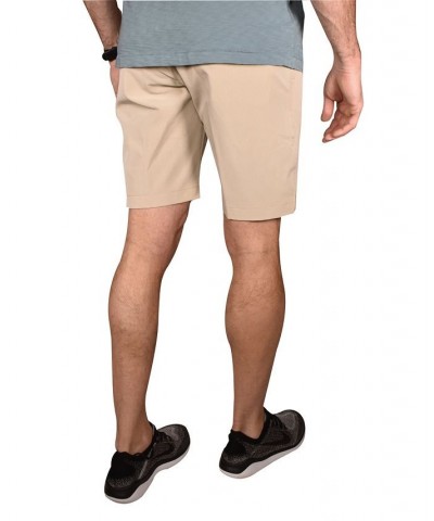 Men's Micro Graph Flat Front Gurkha Shorts Tan/Beige $24.82 Shorts