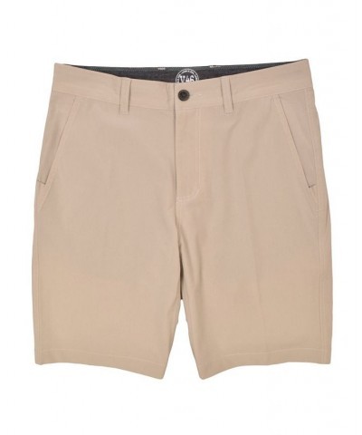 Men's Micro Graph Flat Front Gurkha Shorts Tan/Beige $24.82 Shorts