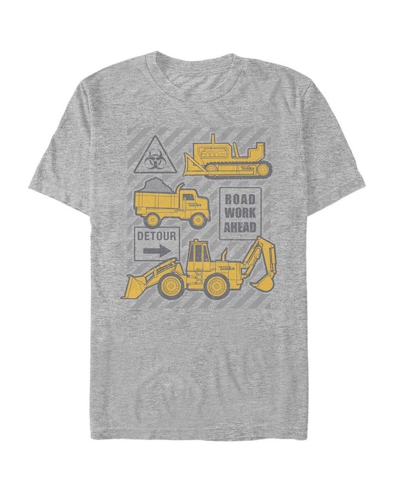 Men's Road Work Short Sleeve Crew T-shirt Gray $17.50 T-Shirts