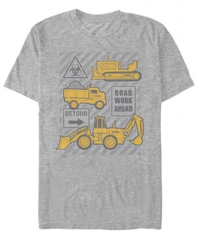 Men's Road Work Short Sleeve Crew T-shirt Gray $17.50 T-Shirts