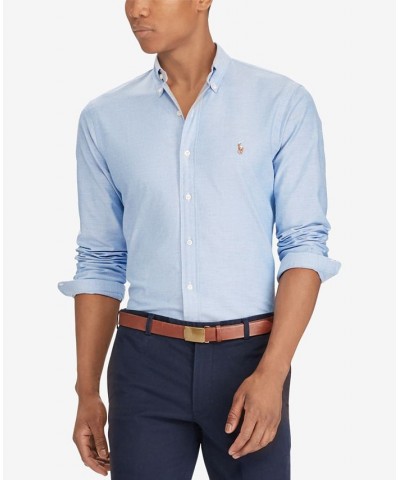 Slim-Fit Stretch-Oxford Shirt Blue $55.35 Shirts