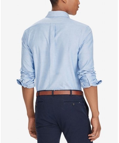 Slim-Fit Stretch-Oxford Shirt Blue $55.35 Shirts