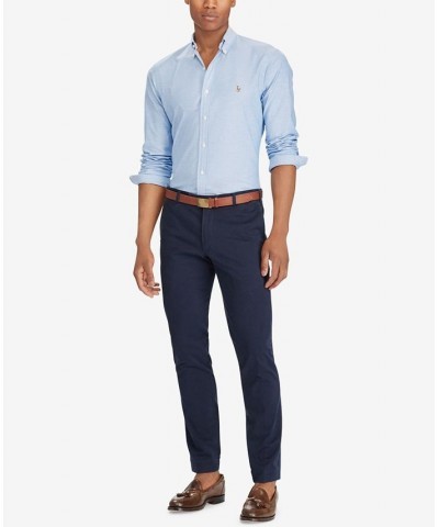 Slim-Fit Stretch-Oxford Shirt Blue $55.35 Shirts