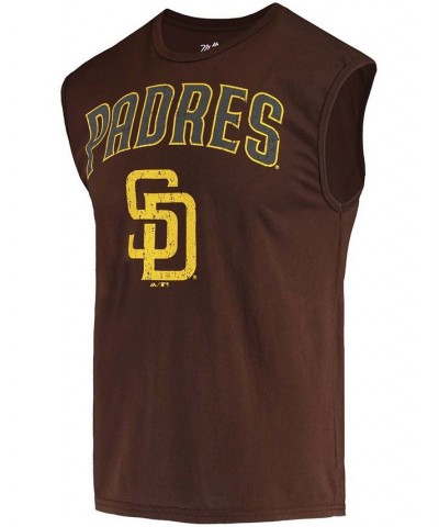 Men's Brown San Diego Padres Softhand Muscle Tank Top $25.99 T-Shirts