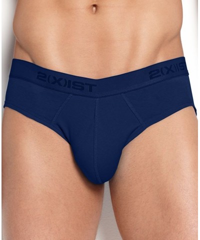 Men's Essential 3 Pack No Show Brief Black/grey $22.44 Underwear