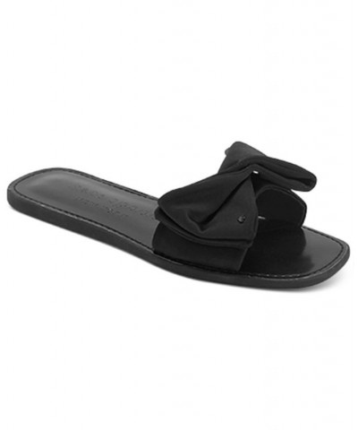 Women's Bikini Slide Sandals Black $51.84 Shoes