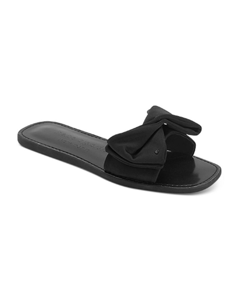 Women's Bikini Slide Sandals Black $51.84 Shoes