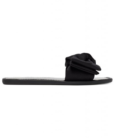 Women's Bikini Slide Sandals Black $51.84 Shoes