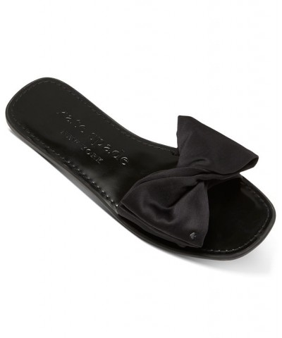 Women's Bikini Slide Sandals Black $51.84 Shoes