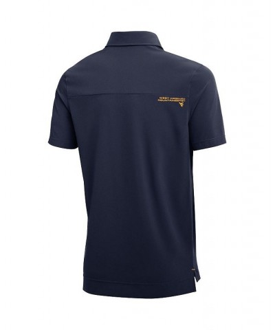 Men's Navy West Virginia Mountaineers 2021 Coaches Performance Polo Shirt $28.70 Polo Shirts