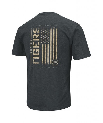 Men's Heathered Black Auburn Tigers OHT Military-Inspired Appreciation Flag 2.0 T-shirt $22.50 T-Shirts