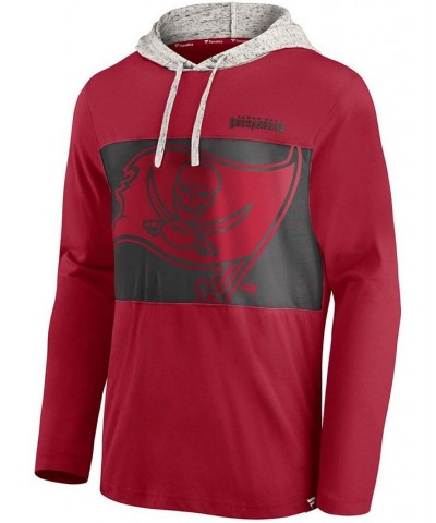 Men's Red Tampa Bay Buccaneers Long Sleeve Hoodie T-shirt $23.46 T-Shirts