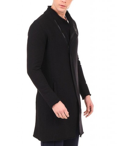 Modern Longline Zippered Cardigan Black $52.00 Sweaters