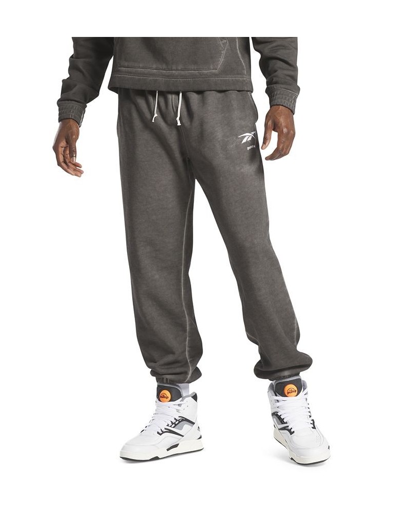 Men's Basketball Court Top Bi-Dye Fleece Pants Black $37.80 Pants