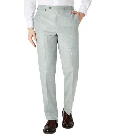 Men's Classic-Fit Solid Flat-Front Dress Pants PD09 $24.75 Pants