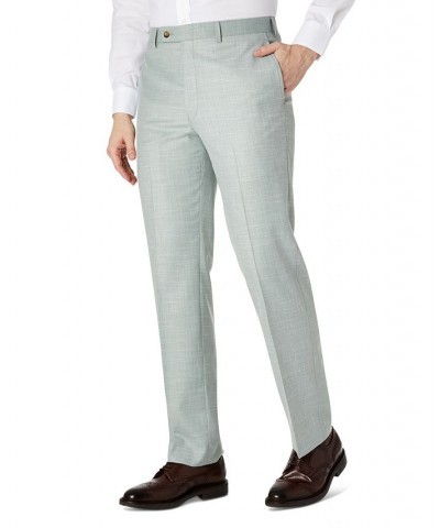 Men's Classic-Fit Solid Flat-Front Dress Pants PD09 $24.75 Pants