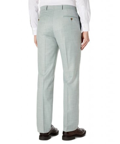 Men's Classic-Fit Solid Flat-Front Dress Pants PD09 $24.75 Pants