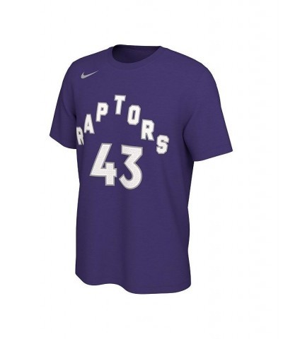 Men's Pascal Siakam Purple Toronto Raptors 2020/21 Earned Edition Name Number T-shirt $16.92 T-Shirts