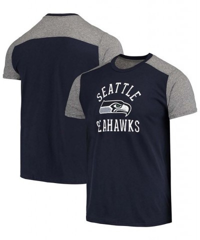 Men's College Navy, Gray Seattle Seahawks Field Goal Slub T-shirt $29.69 T-Shirts