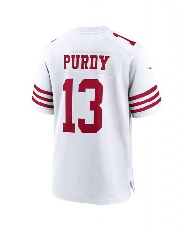 Men's Brock Purdy White San Francisco 49ers Game Player Jersey $46.20 Jersey