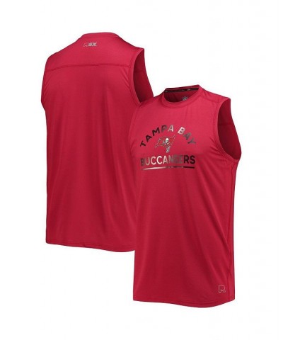 Men's Red Tampa Bay Buccaneers Rebound Tank Top $28.04 T-Shirts