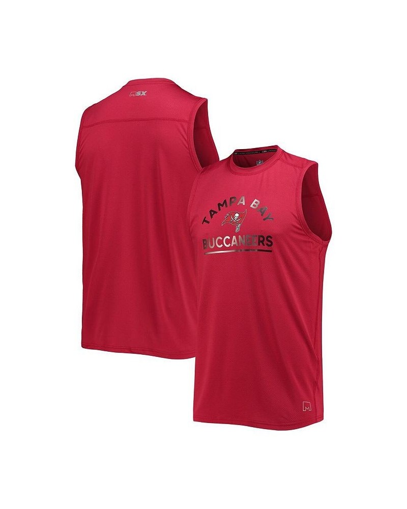 Men's Red Tampa Bay Buccaneers Rebound Tank Top $28.04 T-Shirts