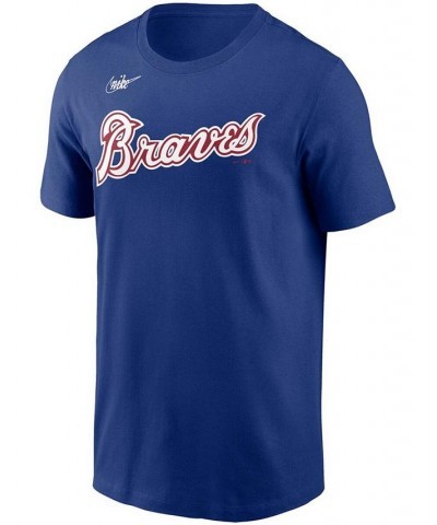 Men's Hank Aaron Royal Atlanta Braves Cooperstown Collection Name Number T-shirt $27.49 T-Shirts