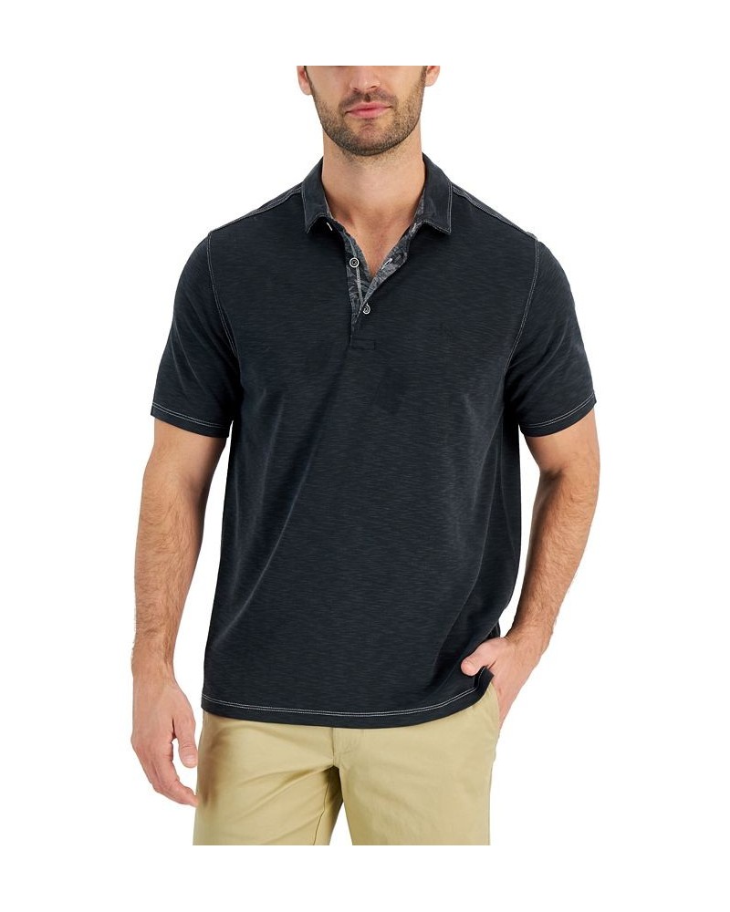 Men's Palmetto Paradise Polo Shirt Black $36.94 Polo Shirts