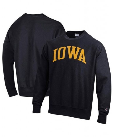 Men's Black Iowa Hawkeyes Big and Tall Reverse Weave Fleece Crewneck Pullover Sweatshirt $38.40 Sweatshirt