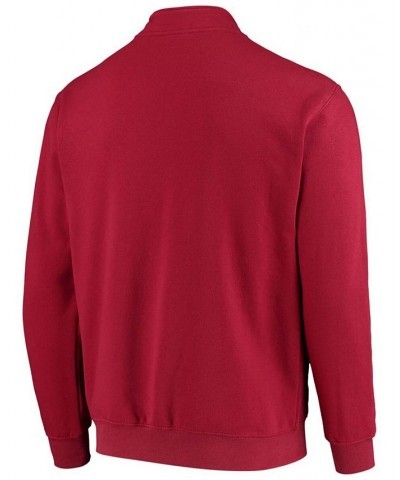 Men's Cardinal Iowa State Cyclones Tortugas Logo Quarter-Zip Jacket $35.99 Sweatshirt