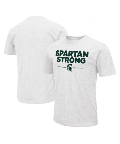 Men's White Michigan State Spartans Spartan Strong T-shirt $17.15 T-Shirts