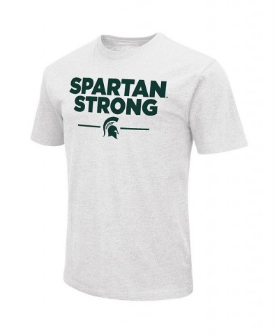 Men's White Michigan State Spartans Spartan Strong T-shirt $17.15 T-Shirts