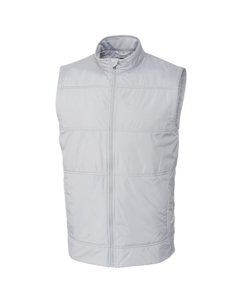 Men's Big & Tall Stealth Full Zip Vest White $72.50 Vests