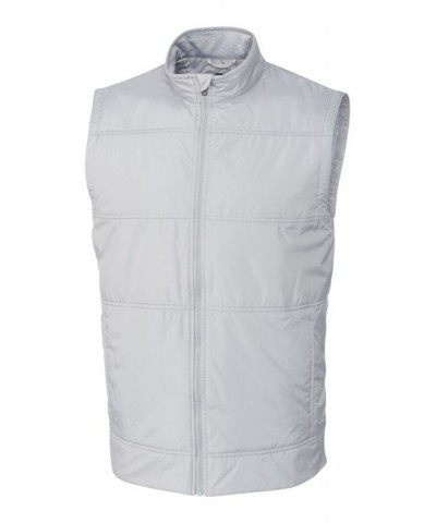 Men's Big & Tall Stealth Full Zip Vest White $72.50 Vests