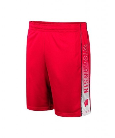 Men's Red Wisconsin Badgers Lazarus Shorts $18.00 Shorts