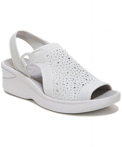 Premium Star Bright Washable Wedge Slingbacks Gray $37.40 Shoes