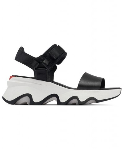 Women's Kinetic Impact Ankle-Strap Sport Platform Sandals White $56.55 Shoes