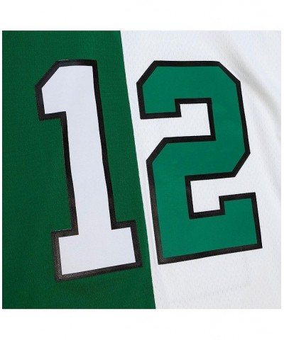 Men's Randall Cunningham Kelly Green and White Philadelphia Eagles 1990 Split Legacy Replica Jersey $59.20 Jersey