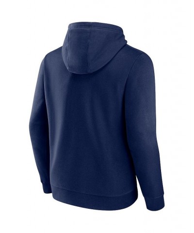 Men's Branded Navy Atlanta Braves Hometown Collection Team Pullover Hoodie $42.39 Sweatshirt