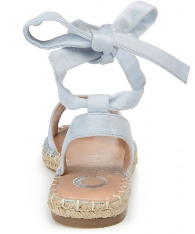 Women's Emelie Espadrille Sandals Blue $35.20 Shoes