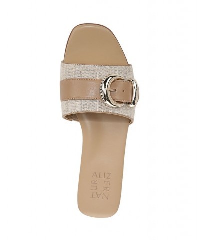 Santiago Slide Sandals Tan/Beige $39.24 Shoes