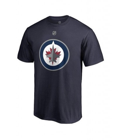 Men's Branded Patrik Laine Navy Winnipeg Jets Authentic Stack Name and Number T-shirt $16.65 T-Shirts