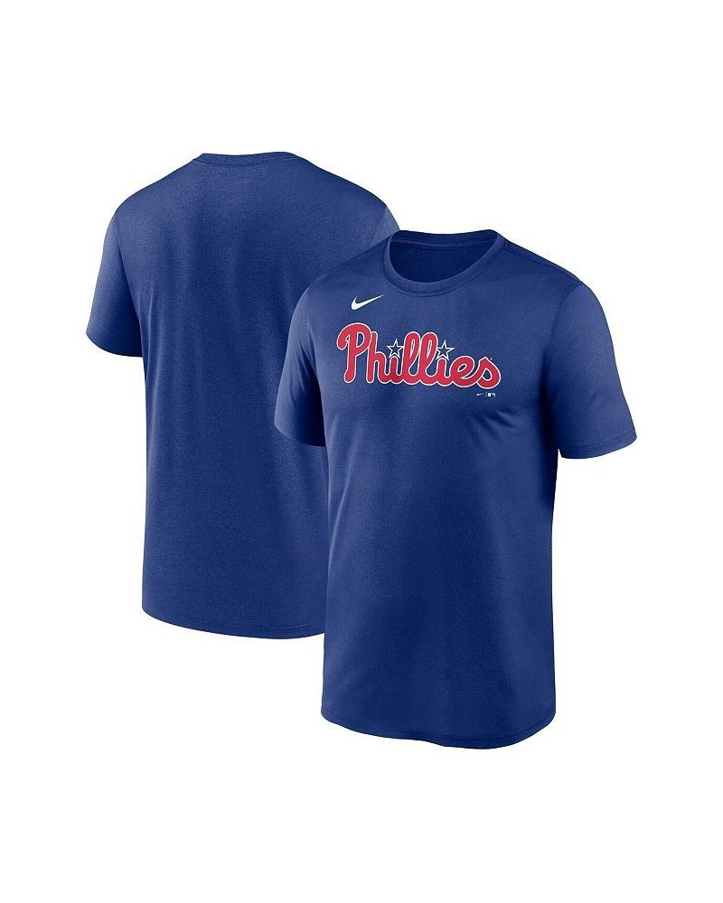 Men's Royal Philadelphia Phillies New Legend Wordmark T-shirt $25.99 T-Shirts