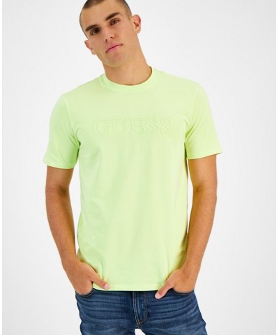 Men's Alphy Logo T-shirt Green $21.58 T-Shirts