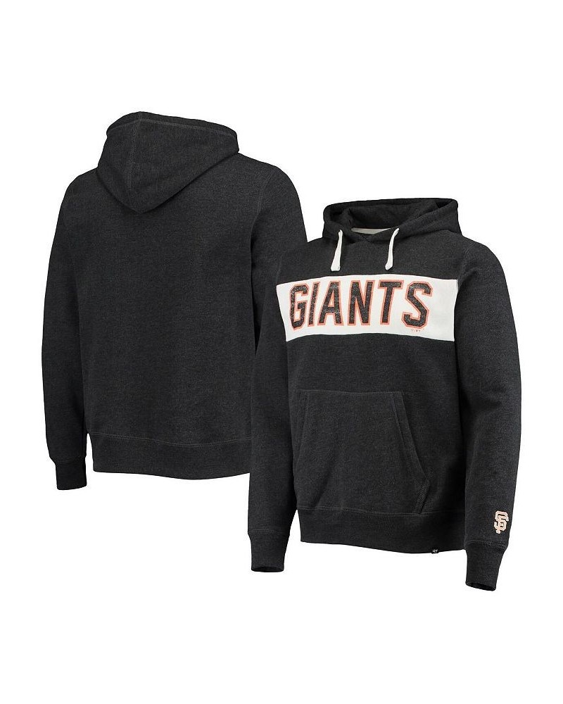 Men's '47 Black San Francisco Giants Team Pullover Hoodie $27.72 Sweatshirt