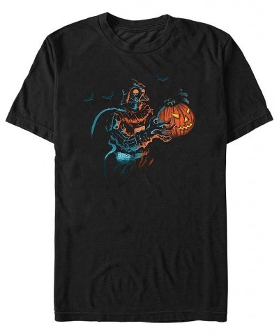 Men's Star Wars Spooky Vader Short Sleeves T-shirt Black $16.45 T-Shirts