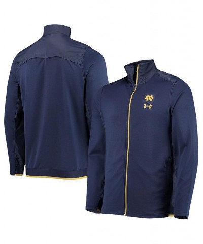 Men's Navy Notre Dame Fighting Irish 2021 Sideline Command Full-Zip Jacket $45.08 Jackets