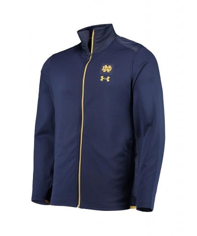 Men's Navy Notre Dame Fighting Irish 2021 Sideline Command Full-Zip Jacket $45.08 Jackets