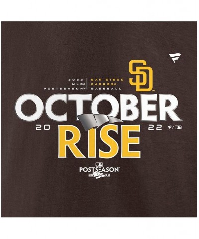 Men's Branded Brown San Diego Padres 2022 Postseason Locker Room T-shirt $24.50 T-Shirts