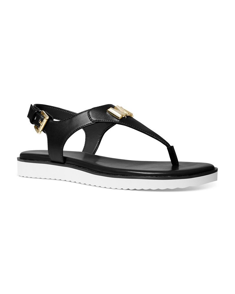 Women's Jilly Flat Sandals Black $50.49 Shoes